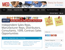 Tablet Screenshot of medcepts.com